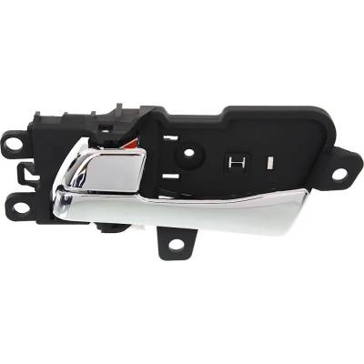 Front Or Rear Driver Side Interior Door Handle Compatible With 2011-2015 Hyundai Sonata Chrome With