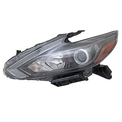 Halogen Headlight Assembly Left Driver Side Compatible With 2016-2018 Nissan Altima S Sv Sl Sedan