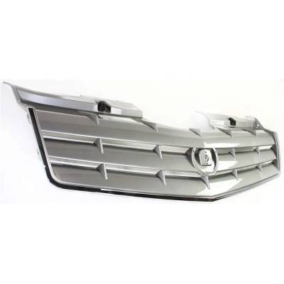 Rareelectrical - Front Grille Assembly Compatible With 2006-2009 Cadillac Srx Base 2007 2008 Painted Gray Shell - Image 3