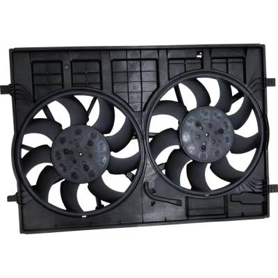 Rareelectrical - New Dual Cooling Fan Assembly Compatible With Volkswagen Atlas Sel Premium 6 Cyl 3.6L Atlas S 4 Cyl - Image 4
