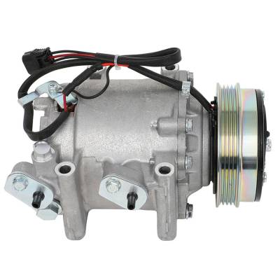 Rareelectrical - A/C Compressor Compatible With 2010-2014 Honda Insight Lx Ex 1.3L L4 Hybrid Trse09 5-Groove Clutch - Image 2
