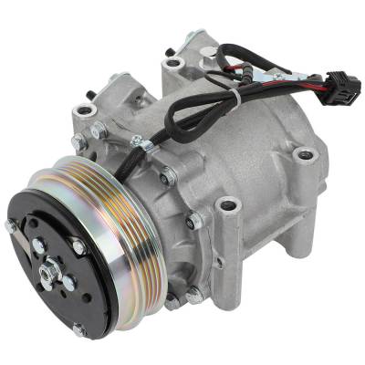 Rareelectrical - A/C Compressor Compatible With 2010-2014 Honda Insight Lx Ex 1.3L L4 Hybrid Trse09 5-Groove Clutch - Image 4