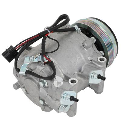 Rareelectrical - A/C Compressor Compatible With 2010-2014 Honda Insight Lx Ex 1.3L L4 Hybrid Trse09 5-Groove Clutch - Image 6