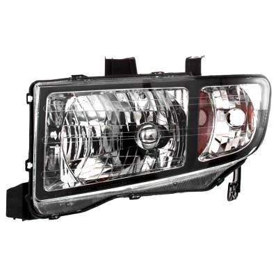 Left Driver Headlight Assembly Compatible With 2006-2008 Honda Ridgeline Rt Crew Cab Pickup 3.5L