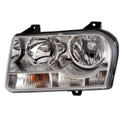 Left Driver Headlight Assembly Compatible With 2005 2007 Chrysler 300 Touring Sedan 3.5L Egg Sohc V6