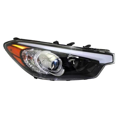Headlight Assembly Right Passenger Side Compatible With 2014 2015 2016 Kia Forte Koup Ex Sx 1.6L
