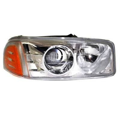 New Right Halogen Headlight Compatible With Gmc Yukon Xl 1500 Denali Sport 2001-2006 By Part Number
