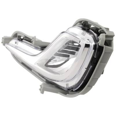Rareelectrical - New Left Front Fog Light Compatible With Hyundai Accent L 4 Cyl 1.6L Accent Gs 4 Cyl 1.6L Se Gls - Image 2
