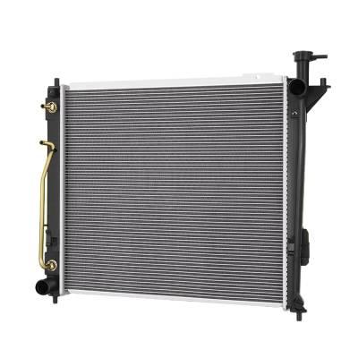 Rareelectrical - Radiator Assembly Compatible With 2013-2018 Hyundai Santa Fe Sport 2.0L L4 1998Cc 13373 - Image 2