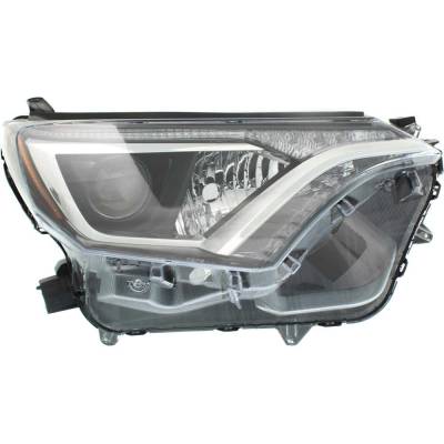 Rareelectrical - New Headlight Compatible With 2016-2018 Toyota Rav4 2.5L I4 Right Passenger Side Halogen Rt10010021 - Image 1