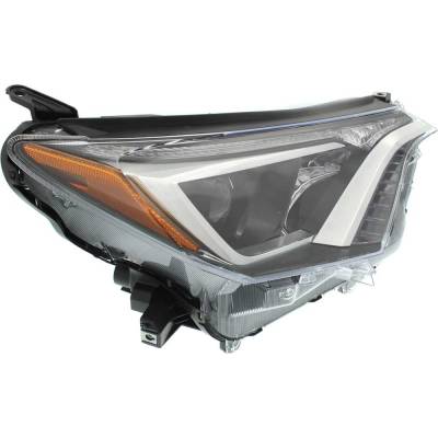 Rareelectrical - New Headlight Compatible With 2016-2018 Toyota Rav4 2.5L I4 Right Passenger Side Halogen Rt10010021 - Image 2