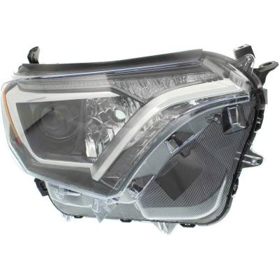 Rareelectrical - New Headlight Compatible With 2016-2018 Toyota Rav4 2.5L I4 Right Passenger Side Halogen Rt10010021 - Image 3