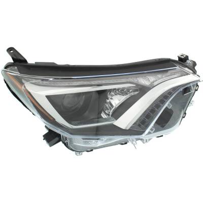 Rareelectrical - New Headlight Compatible With 2016-2018 Toyota Rav4 2.5L I4 Right Passenger Side Halogen Rt10010021 - Image 4