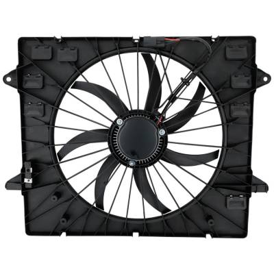 Rareelectrical - New Single Cooling Fan Assembly Compatible With Buick Chevrolet Enclave Premium 6 Cyl 3.6L Traverse - Image 2