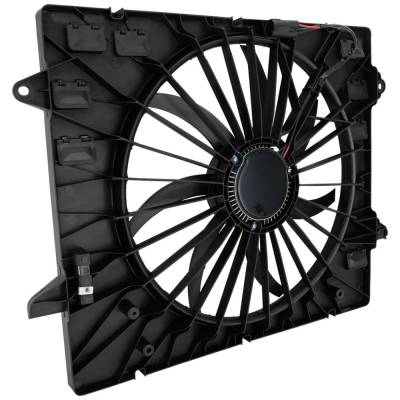 Rareelectrical - New Single Cooling Fan Assembly Compatible With Buick Chevrolet Enclave Premium 6 Cyl 3.6L Traverse - Image 3