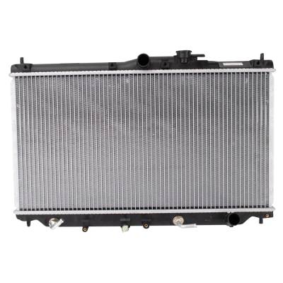 Rareelectrical - Engine Radiator Compatible With 1990-1993 Honda Accord 2.2L 2.7L I4 F22a/F22b C27a4 170Hp Replaces - Image 2
