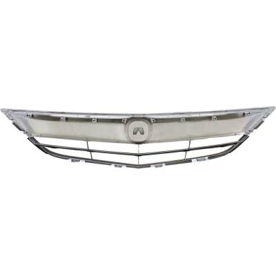 RAREELECTRICAL - New Chrome Shell Grille Assembly Compatible With Acura Ilx Hybrid 4 Cyl 1.5L Ilx Dynamic 4 Cyl 2.4L - Image 4