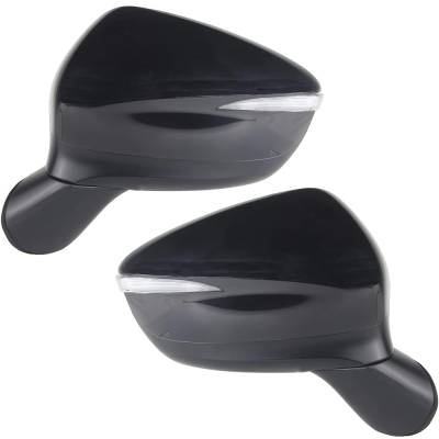 Rareelectrical - New Pair Of Mirrors Compatible With Mazda Cx-5 Grand Touring Gs Gt Gx I S Sport Utility 2015-2016 By - Image 1