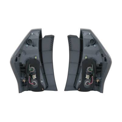 Rareelectrical - New Pair Of Tail Lights Fits Toyota Prius V 2017-2018 Led To2801194 81551-47272 - Image 2