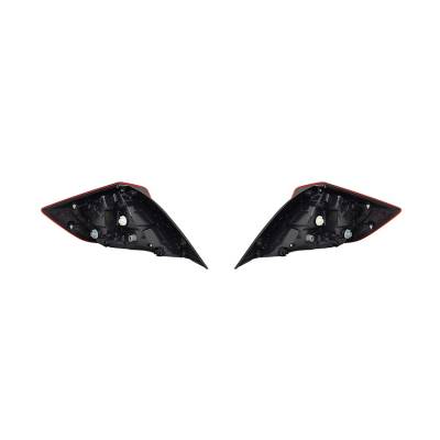 Rareelectrical - New Outer Pair Of Tail Lights Fits Honda Civic 2016-2017 33500-Tba-A01 Ho2804110 - Image 2