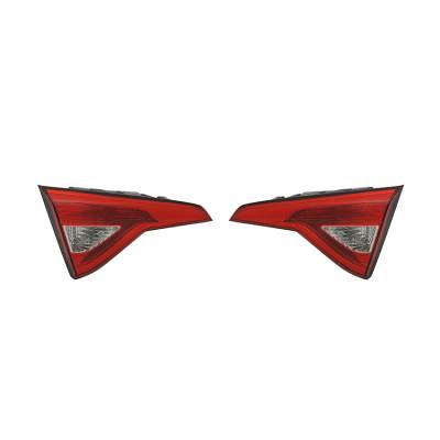 New Pair Of Inner Halogen Tail Lights Compatible With Hyundai Sonata Hy2802124 92404-C2000