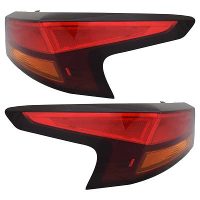 Rareelectrical - New Halogen Outer Pair Tail Lights Compatible With Nissan Altima S Sedan 4 Door 2.5L 2019 2020 2021 - Image 2
