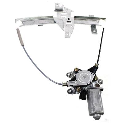 Rareelectrical - New Left Rear Window Regulator With Motor Compatible With Chevrolet Impala Police 6 Cyl 3.8L Monte - Image 1