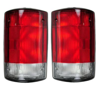 New Pair Of Tail Lights Compatible With Ford E-550 Econoline Super Duty 2002 Fo2800114 F5uz 13405 A