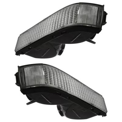 Rareelectrical - New Pair Of Daytime Running Lights Compatible With Chevrolet Gmc 1988-2002 By Part Numbers 5974338 - Image 1