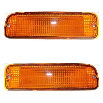 Rareelectrical - New Pair Of Daytime Running Lights Compatible With Toyota Tacoma 2.4L 2.7L 3.4L 1995 1996 1997 By - Image 3