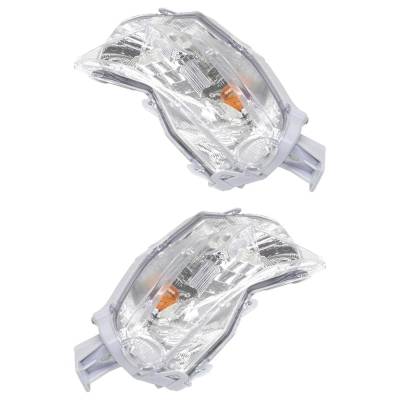 Rareelectrical - Halogen Turn Signal Light Assembly Right Left Pair Compatible With 2015-2017 Toyota Camry Se Hybrid - Image 2