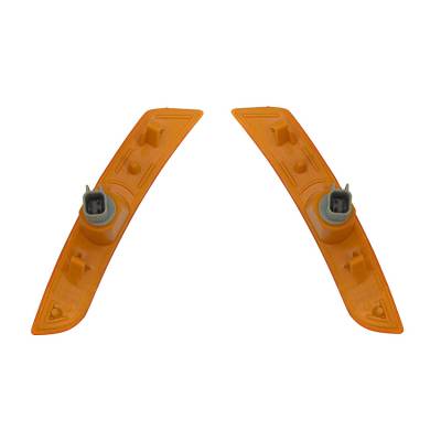 Rareelectrical - New Pair Side Marker Light Compatible With Chevrolet Camaro Lt Ss 2016 23169182 23169181 Gm2551200 - Image 2