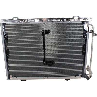 Rareelectrical - New Aluminum Core A/C Condenser Compatible With Mercedes Benz C280 Base 6 Cyl 2.8L C43 Amg Base 8 - Image 5