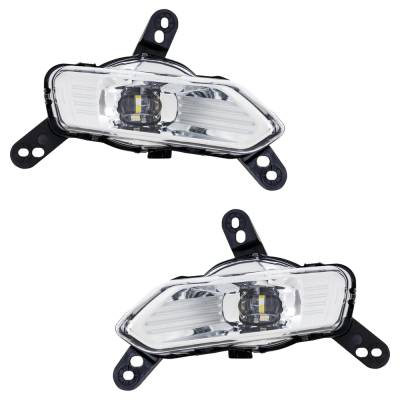 New Front Left And Front Right Fog Light Compatible With Ford Expedition King Ranch 6 Cyl 3.5L