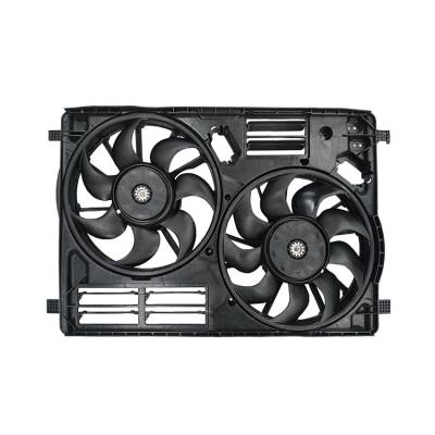 Rareelectrical - Dual Radiator And Condenser Fan Compatible With 1999-2017 Ford Lincoln Escape Mkc 2017 W/ Standard - Image 1