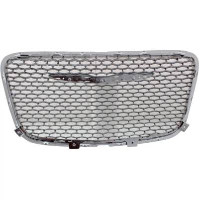 Rareelectrical - New Platinum Shell Grille Assembly Compatible With Chrysler 300 C 8 Cyl 5.7L 300 C Platinum 8 Cyl - Image 5