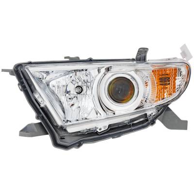 Rareelectrical - New Headlight Compatible With 2011-2013 Toyota Highlander 2.7L 3.5L I4 Left Driver Side Halogen - Image 1
