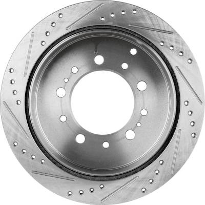 Rareelectrical - New Performance Rotor Brake Disc Compatible With Lexus Toyota Sequoia Sr5 8 Cyl 4.6L Tundra Limited - Image 4