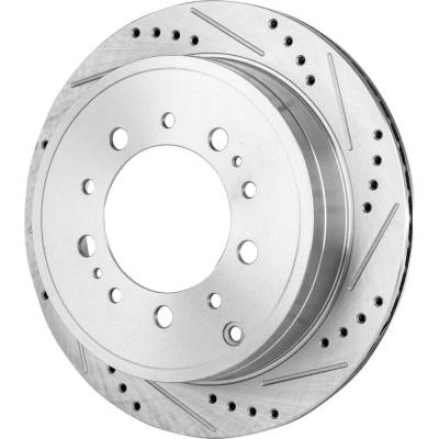 Rareelectrical - New Performance Rotor Brake Disc Compatible With Lexus Toyota Sequoia Sr5 8 Cyl 4.6L Tundra Limited - Image 6