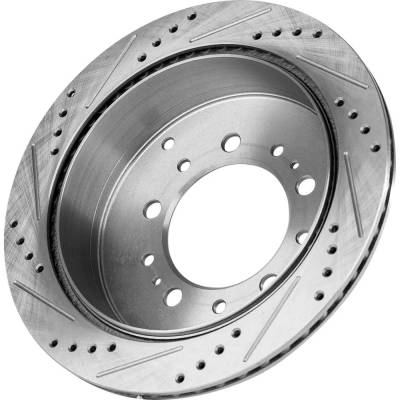 Rareelectrical - New Performance Rotor Brake Disc Compatible With Lexus Toyota Sequoia Sr5 8 Cyl 4.6L Tundra Limited - Image 7