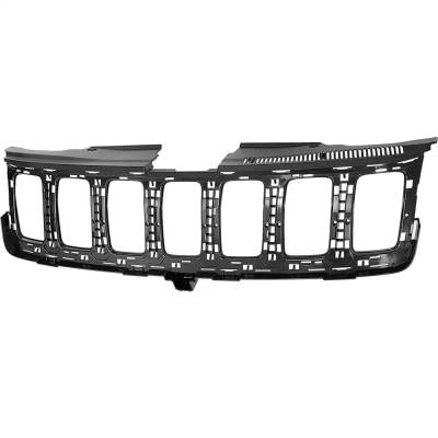 Rareelectrical - New Textured Black Grille Assembly Compatible With Jeep Grand Cherokee Overland 6 Cyl 3.6L Grand - Image 1
