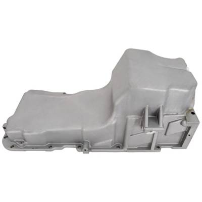 New Aluminum Oil Pan Compatible With Chevrolet Gmc Silverado 1500 Wt 8 Cyl 5.3L Yukon Sl 8 Cyl 4.8L