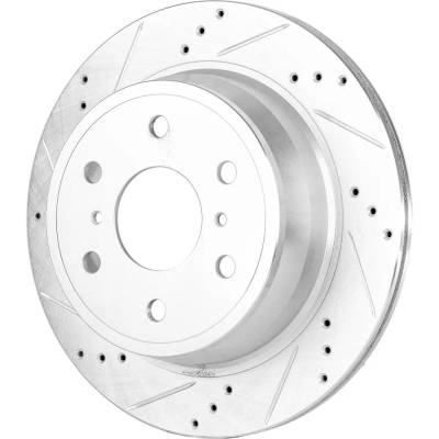 RAREELECTRICAL - New Cross-Drilled Brake Disc Compatible With Cadillac Chevrolet Tahoe Lt 8 Cyl 5.3L Escalade Premium - Image 7