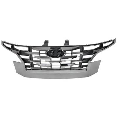 RAREELECTRICAL - New Black Grille Assembly Compatible With Hyundai Santa Cruz Ultimate 4 Cyl 2.5L Santa Cruz Limited - Image 2