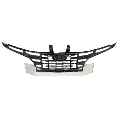RAREELECTRICAL - New Black Grille Assembly Compatible With Hyundai Santa Cruz Ultimate 4 Cyl 2.5L Santa Cruz Limited - Image 4