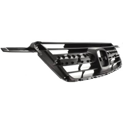 Rareelectrical - New Textured Gray Grille Assembly Compatible With Honda Cr-V Ex 4 Cyl 2.4L Cr-V Lx 4 Cyl 2.4L - Image 3