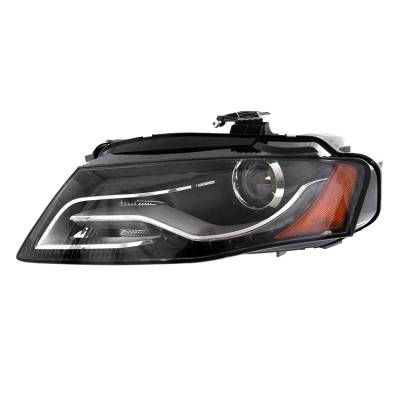 Headlamp Assembly Compatible With 2010-2012 Audi S4 Base Sedan 3.0L Tfsi V6 S/C 2009-2012 A4 Quattro