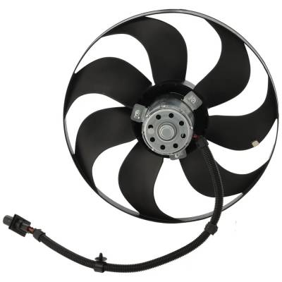 Rareelectrical - New Left Cooling Fan Assembly Compatible With Audi Volkswagen Golf Gti Glx 6 Cyl 2.8L Jetta - Image 3