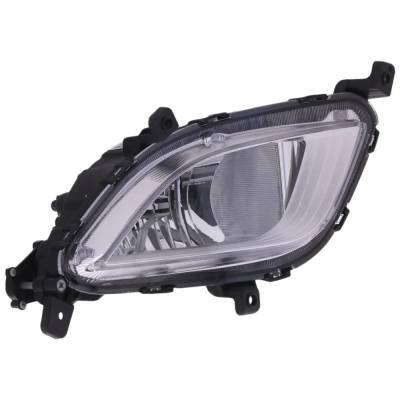 Rareelectrical - New Oval Fog Light Compatible With Kia Forte Lx Forte S Ex Sx 2017-2018 By Ki2593156 92202B0500 - Image 2
