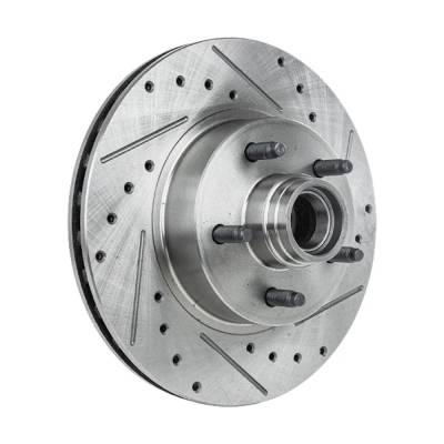 New Cross-Drilled Brake Disc Compatible With Ford Explorer Xlt 6 Cyl 4.0L Ranger Sport 6 Cyl 3.0L